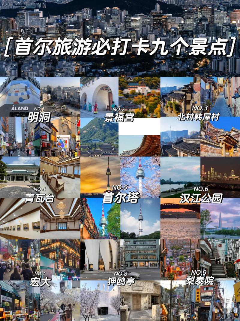 打卡韩国弘大朋友圈怎么发