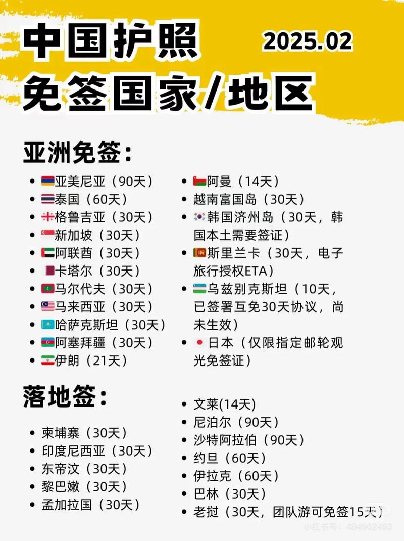 国内到国外免签