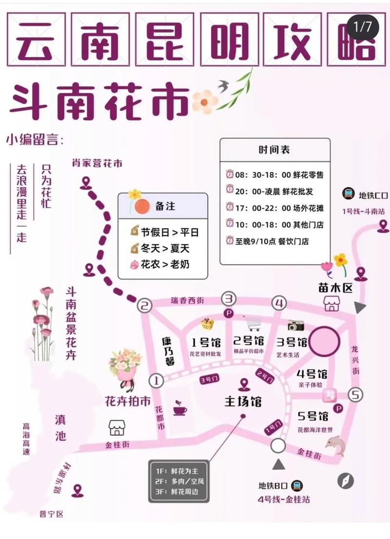 斗南攻略(游客及买花摆摊通用)