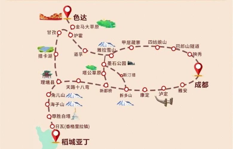 川藏线自驾游稻城亚丁的最佳攻略,成都到拉萨10天行程推荐