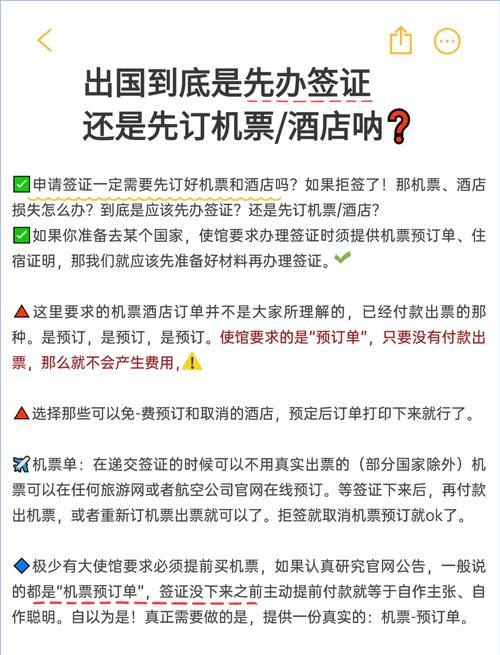 出境旅游预订须知