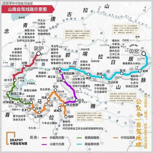 西藏旅游地图攻略