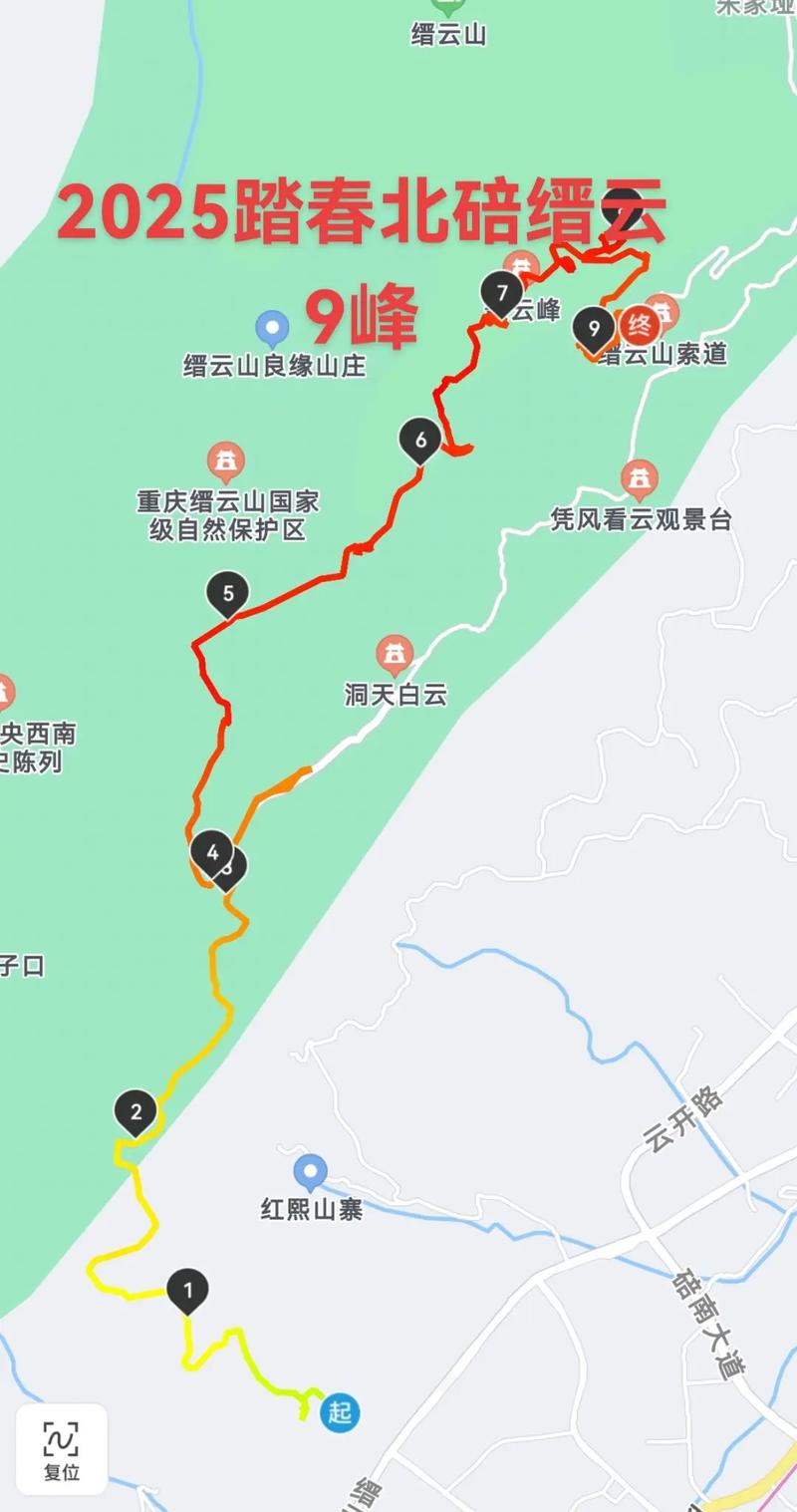 缙云山风景名胜区旅游攻略