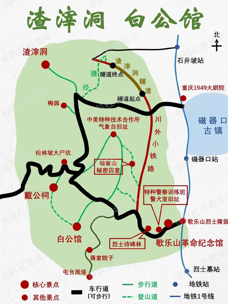 参观瓷器口、重庆白公馆、渣滓洞攻略